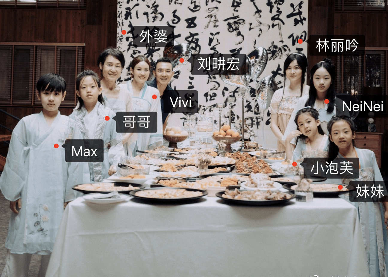 刘畊宏晒女儿中国风庆生视频，小泡芙从小美到大