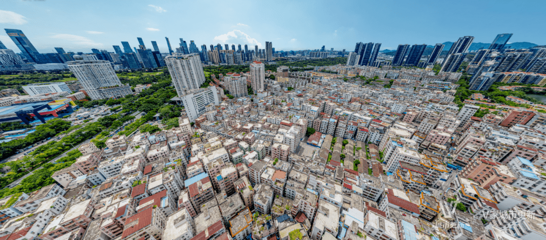 南山---- 白石洲绿景集团旧改 一期已打地基 二,三期签约拆迁_深圳