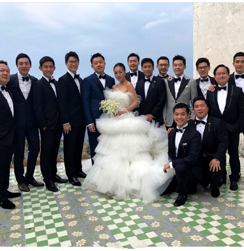 霍启山当伴郎,参加马来西亚首富孙子大婚,和霍启刚同框出镜_郭孟雄