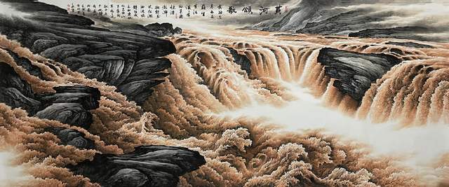 意境雄浑,大美之境——刘秋言笔下的锦绣山河_艺术_审美_山水画