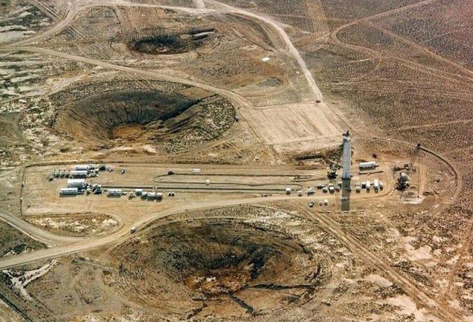 地下核试验坑所以这一说法明显也不是巨眼的成因,这之后撒哈拉巨眼就