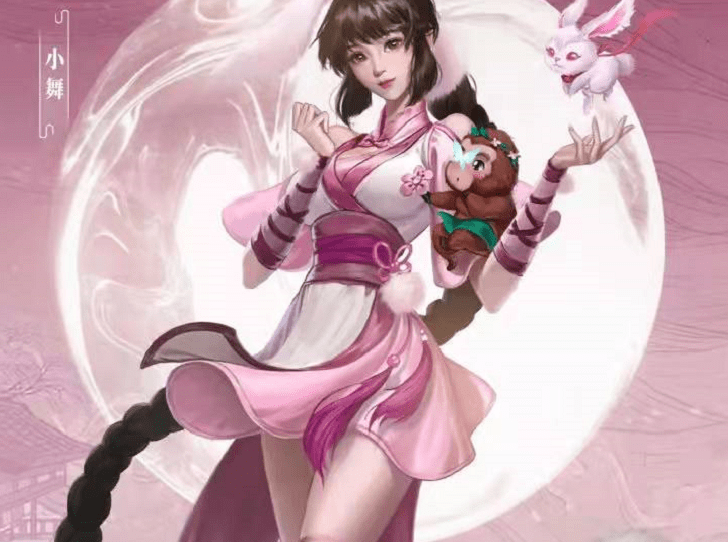 与《斗罗大陆》动漫中的小舞性格一样《叫我大掌柜》中的小舞表情奶
