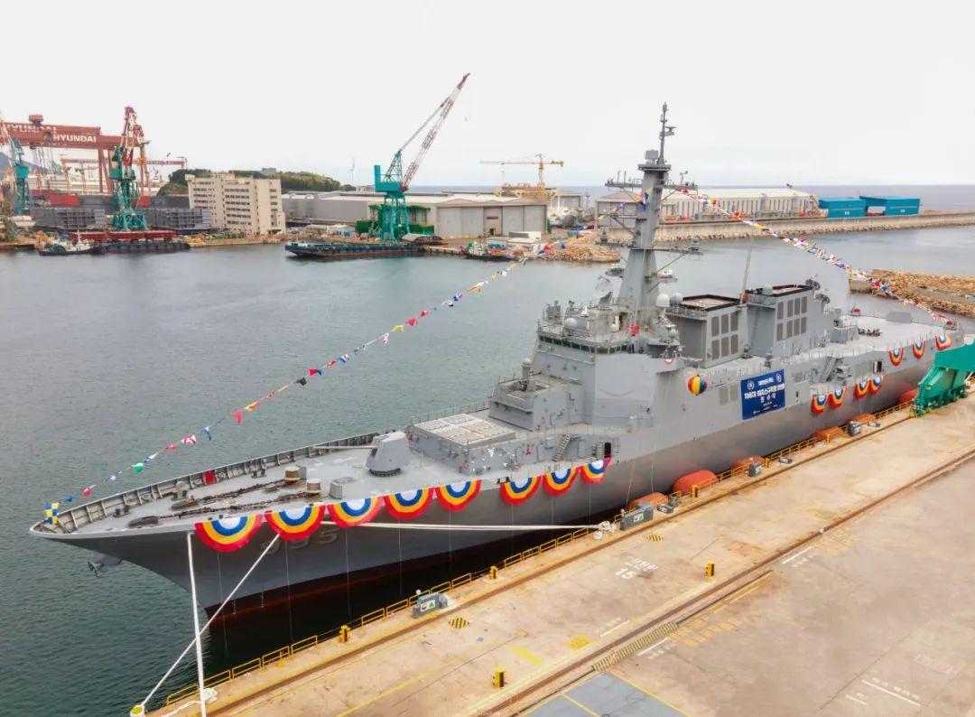 韩国“正祖大王”号下水，号称亚洲第一驱逐舰，性能超中国055？_手机搜狐网