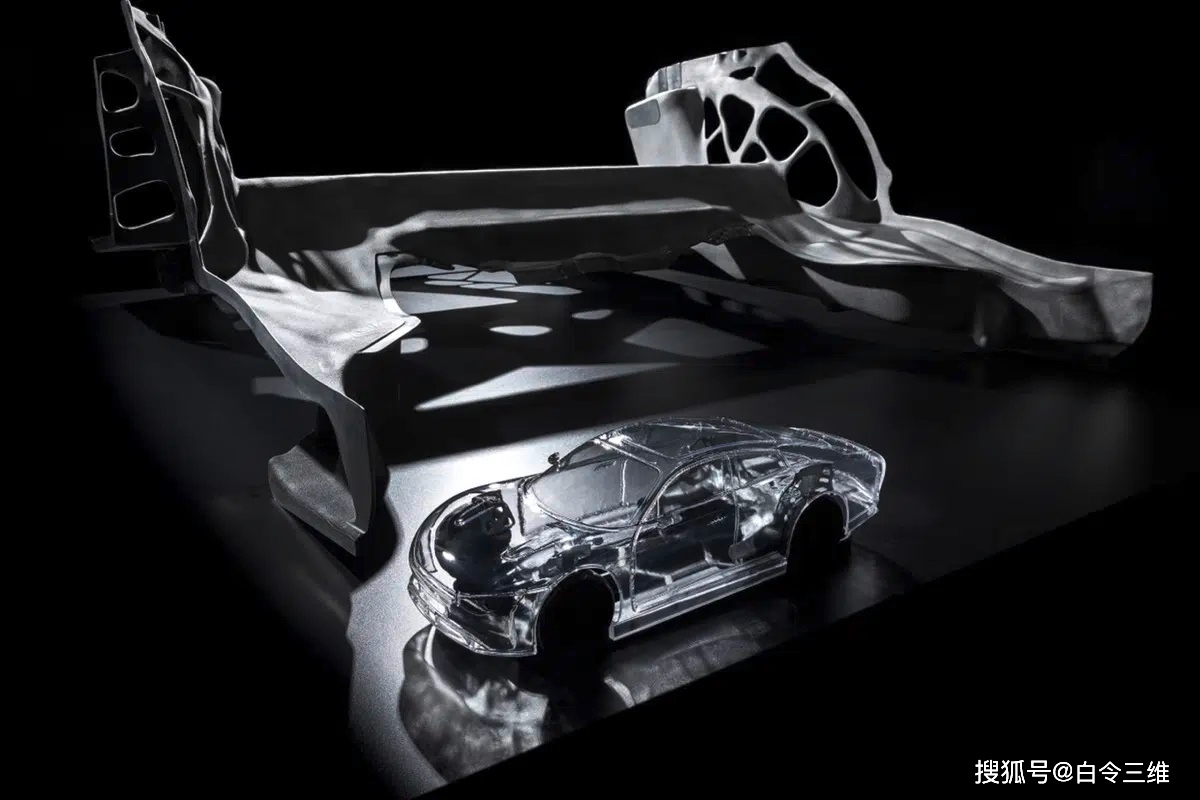 奔驰的vision Eqxx为了实现轻量化 启用了3d打印的零部件 乐惠车