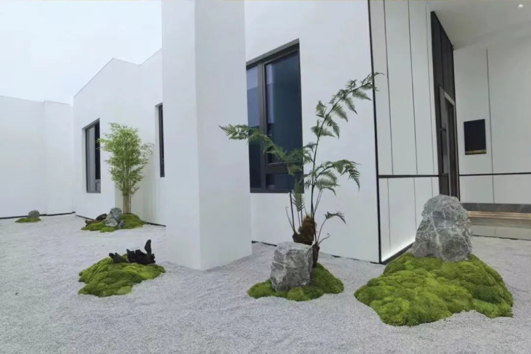 67日式枯山水室内景观素雅宁静禅意悠远