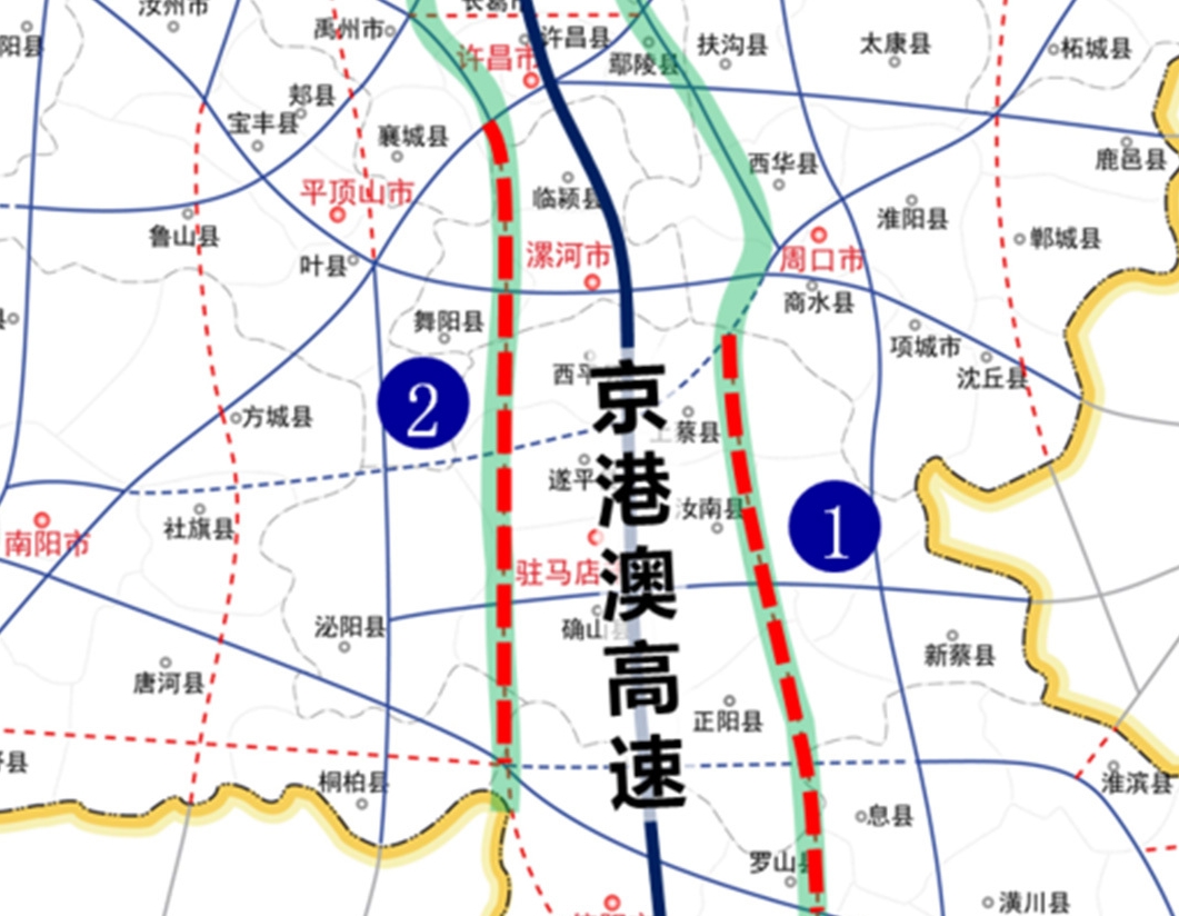 3,安罗高速上蔡至罗山段,该项目为京港澳高速分流项目.