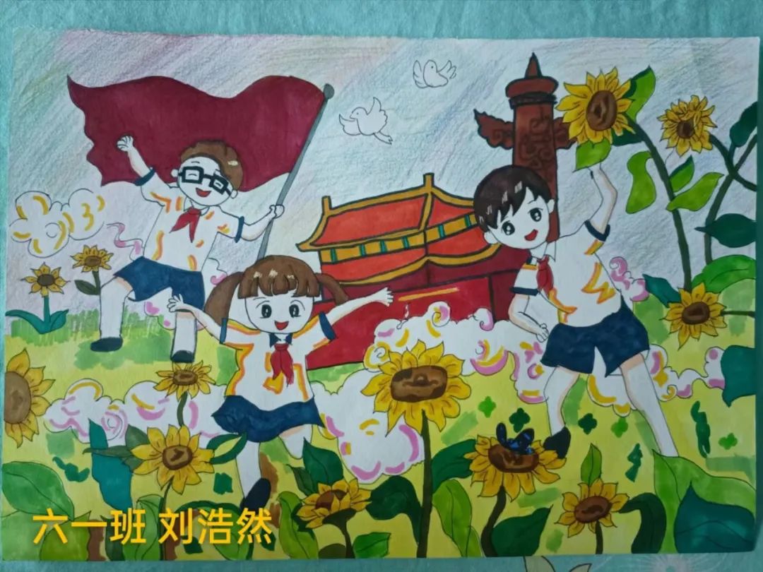 衡水市利民路小学开展暑假绘画创作活动