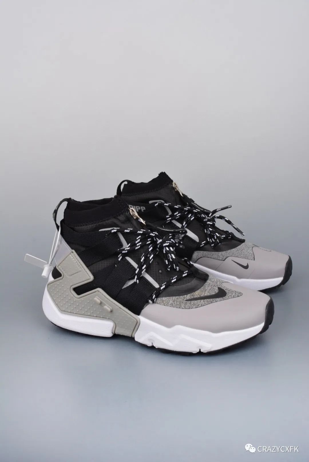 华莱士 nike air huarache gripp 漂移6代拉链机能运动鞋_束脚_织物