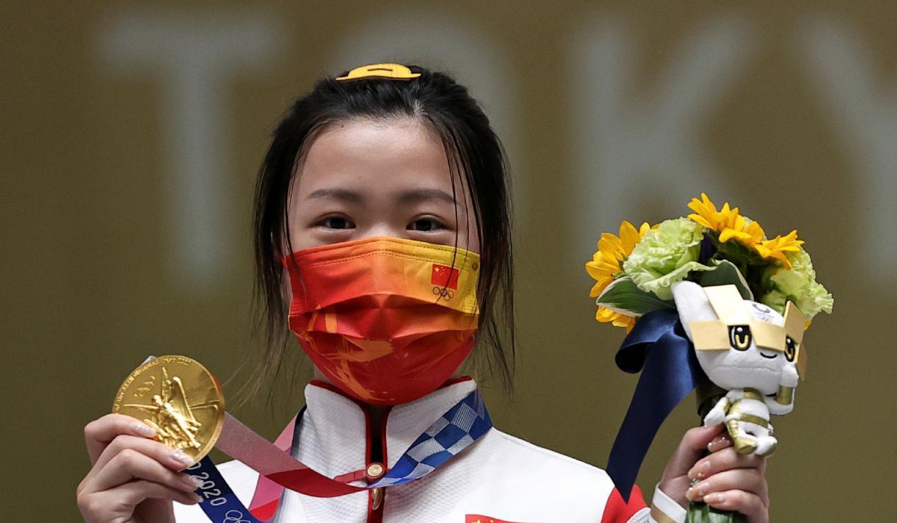 67奥运冠军杨倩火了私服穿搭清爽洋气还是个隐藏时髦精