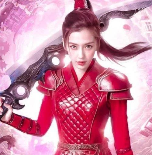 穿红衣的古装女子,刘亦菲优美,赵丽颖英气,看到baby:被帅到了_剧中