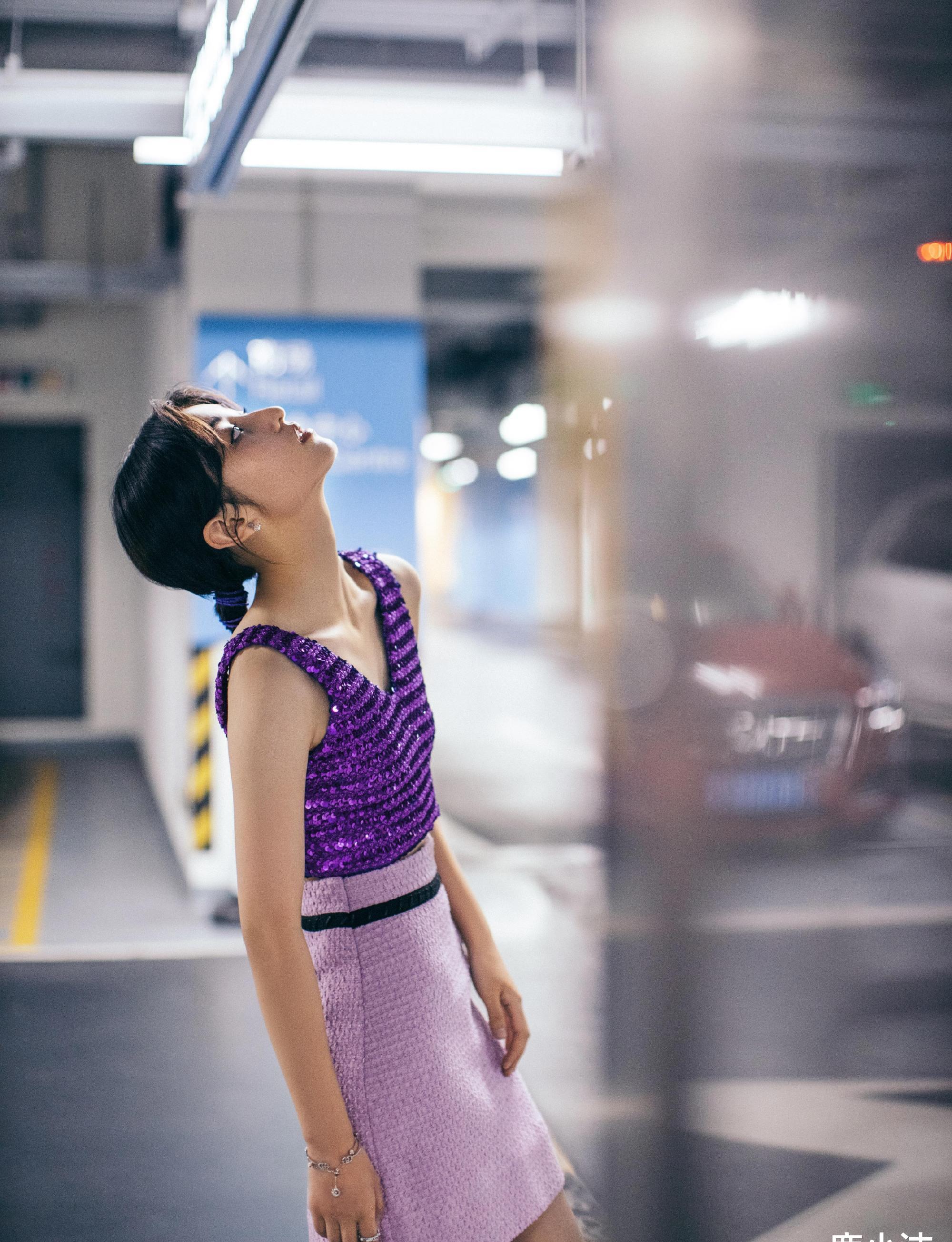 原创张子枫的穿搭好有活力简单不浮夸可清新可日系时髦得恰到好处