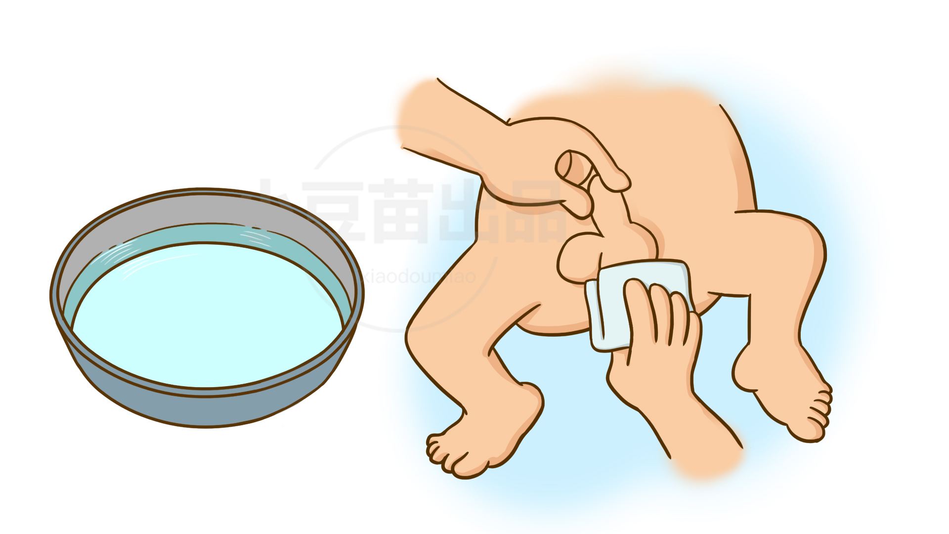 给宝宝洗屁屁的正确打开方式