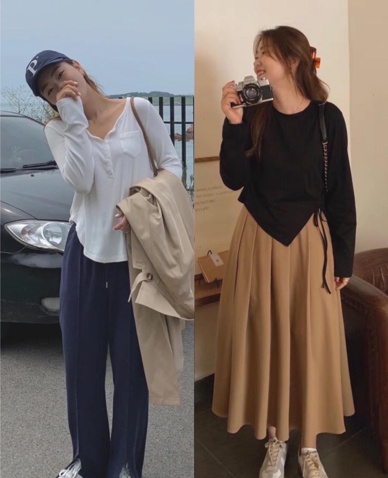 微胖女生的春季穿搭,130斤博主示范,4件心机单品打造韩系少女感_西服