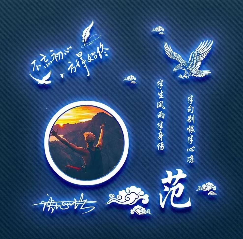 你的微信头像该换了,36张不忘初心3d炫彩质感签名头像,喜欢请带走