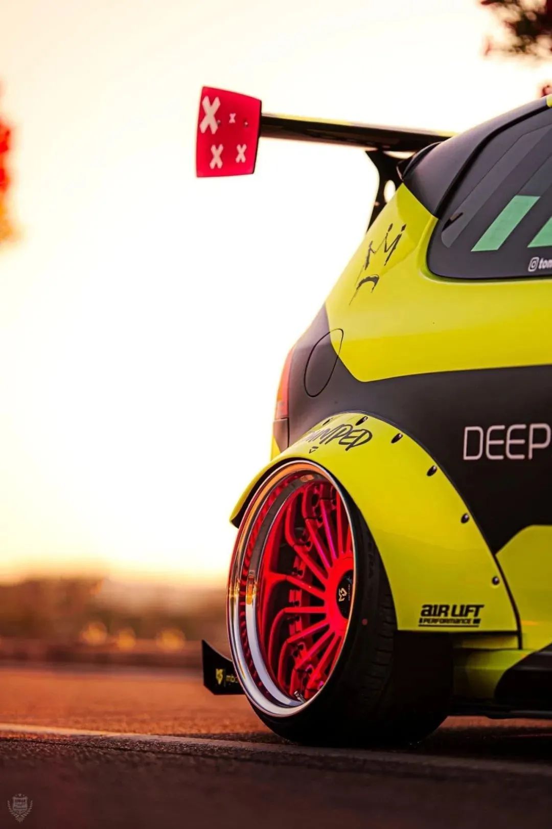 低趴宽体改装大众高尔夫mk5