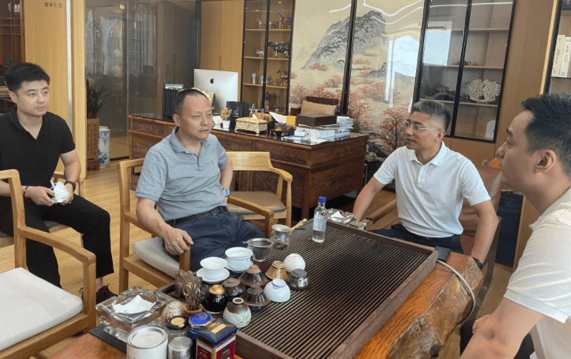福州市台江区委副书记,区长刘广辉一行莅临中控普惠调研指导_企业_区