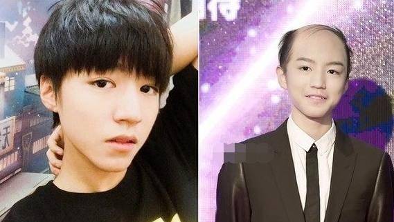 章子怡光头照登上热搜,网友:光头我只服胡歌鹿晗!_王俊凯_发型_女神