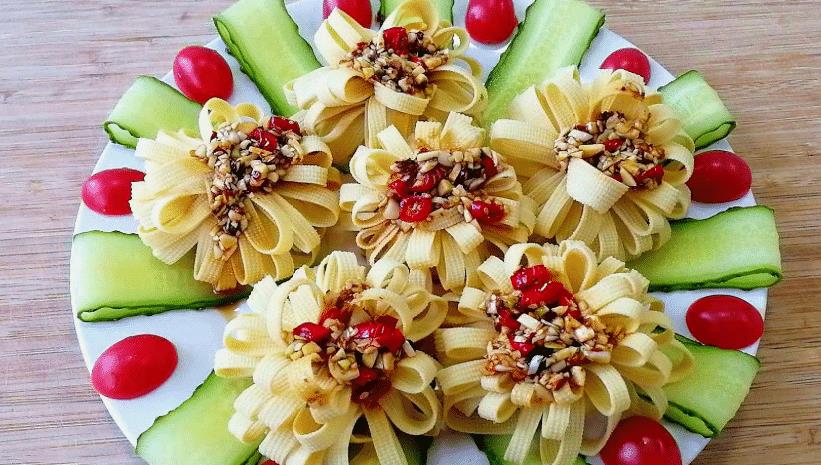 不了这道"花开富贵",简单易学,学会了给家里人露一手_豆皮_备用_时候