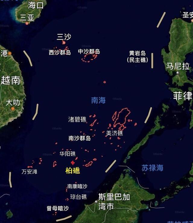 柏礁地理简介:说起柏礁大家可能不太熟悉,柏礁位于南沙诸岛的中部位置