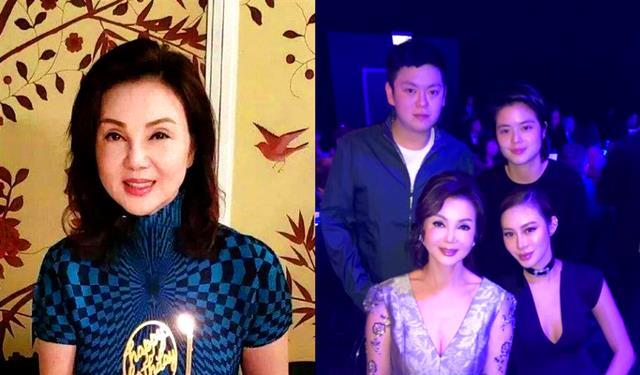 谢玲玲和子女小编的话:64岁台湾女星谢玲玲近日频繁登上香港媒体的
