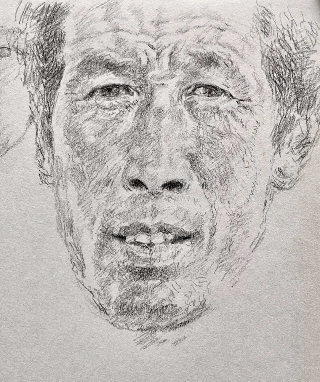 中央美术学院教授,孙为民素描速写近作