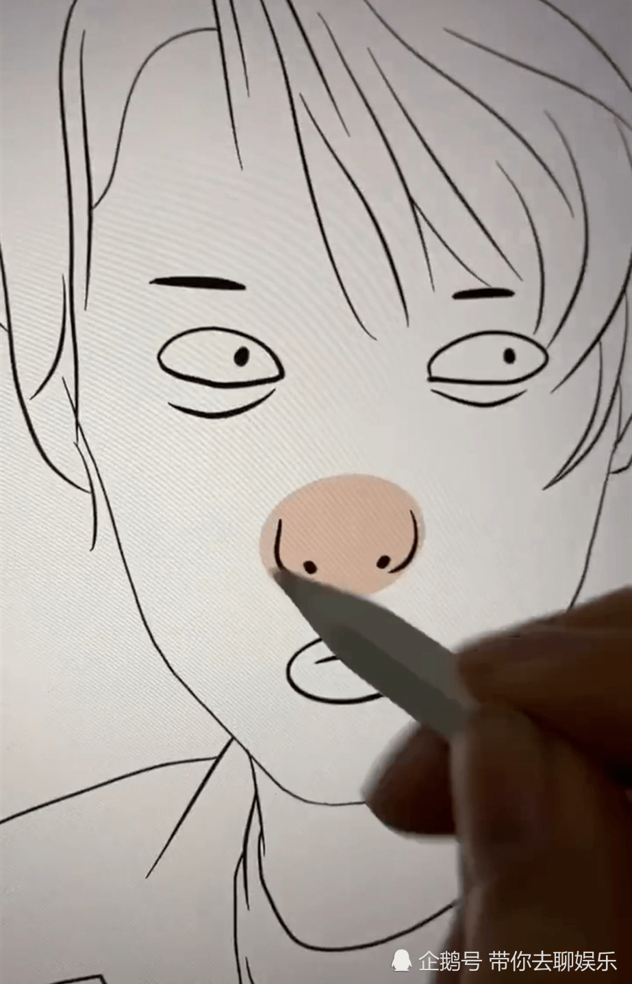 美术生板绘"诸葛大力",开始:别毁我女神,成品:别让张伟看到了!