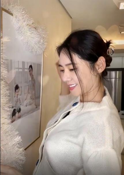 秋瓷炫疑似怀二胎,回韩国待产,大儿子近照曝光对着于晓光飞吻_节目