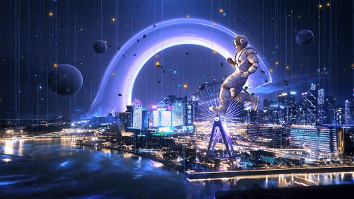 深圳宝安元宇宙ar秀探索未来城市发展样本_活动_光影_市民