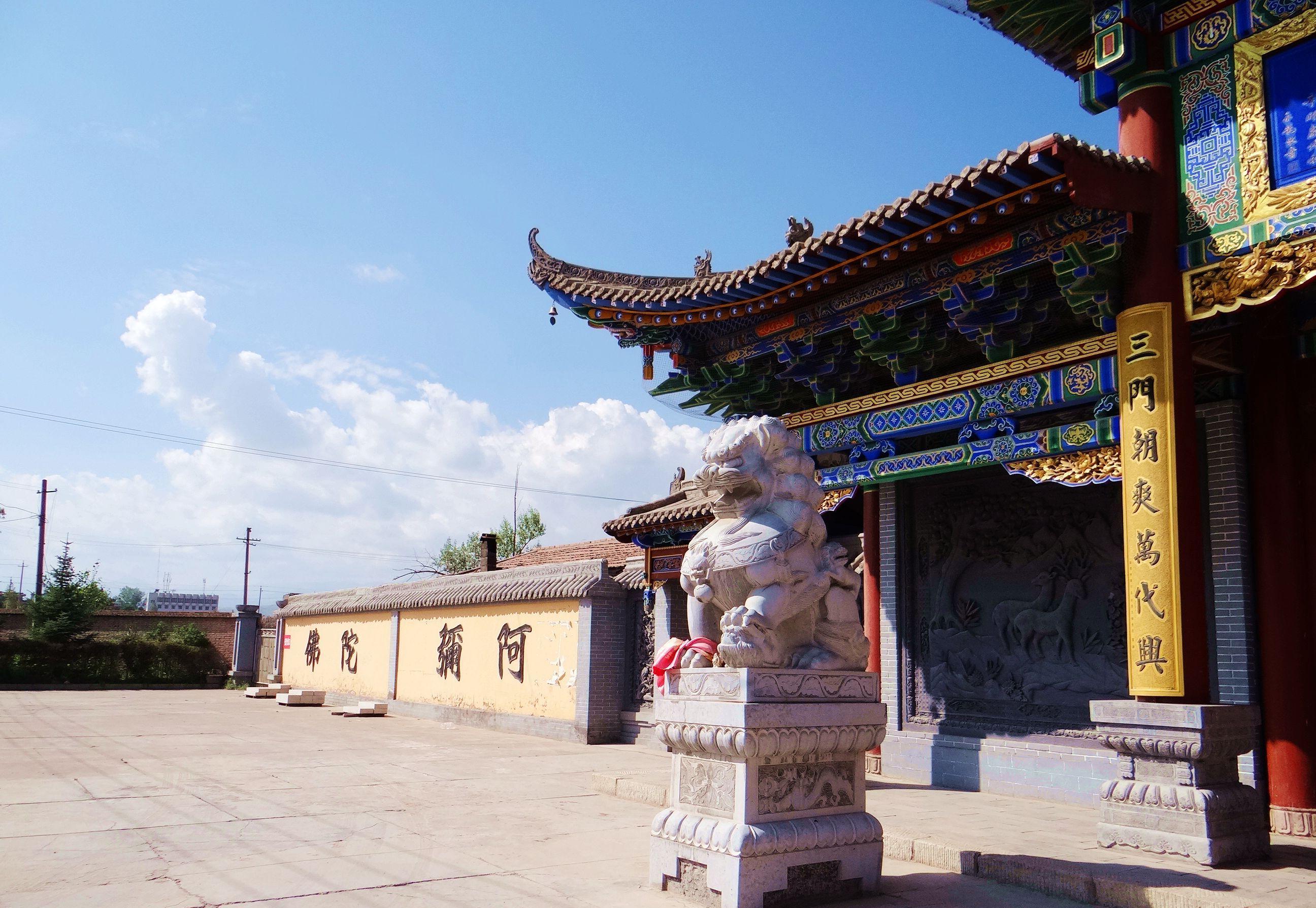 名为民乐圣天寺,实际西北尼姑庵,寺院与尼姑庵的区别才搞清楚