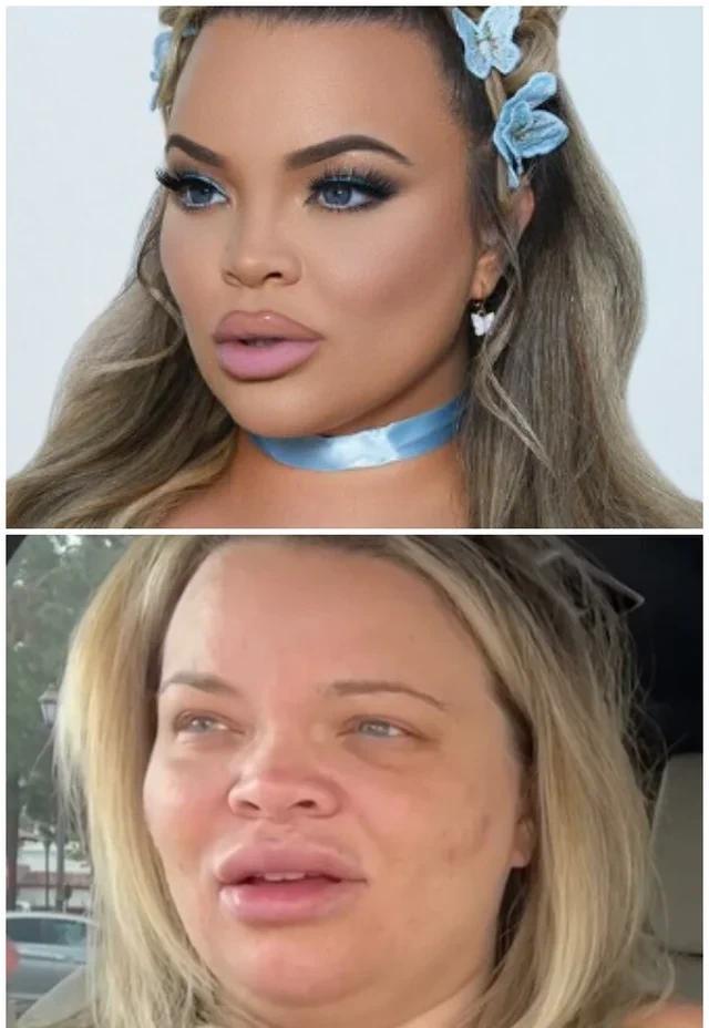 27张对比图片展示网红明星照片与现实的差距_vs_内容_视频