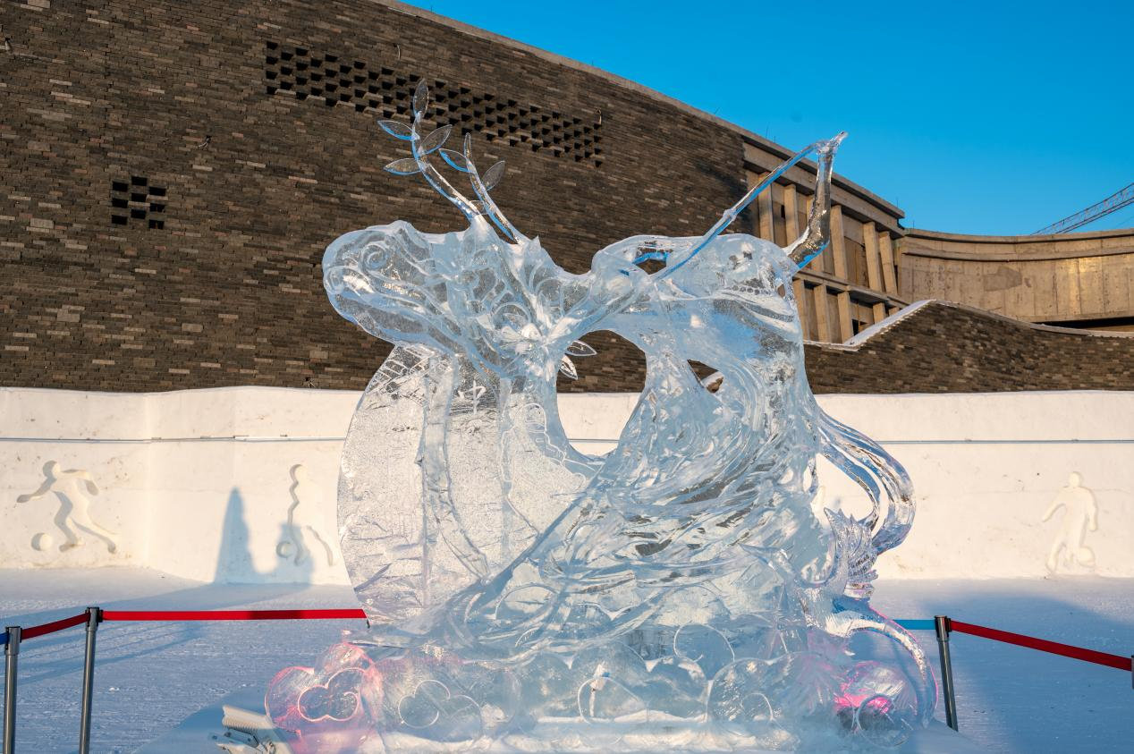 2023"玉兔迎春"冰雕艺术创作比赛圆满落幕_哈尔滨_冰雪大世界_文化