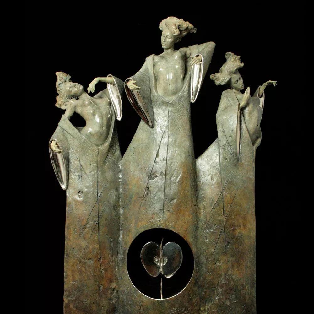 carl payne 充满神秘感的艺术,大胆刻画人体形态_雕塑_作品_进行