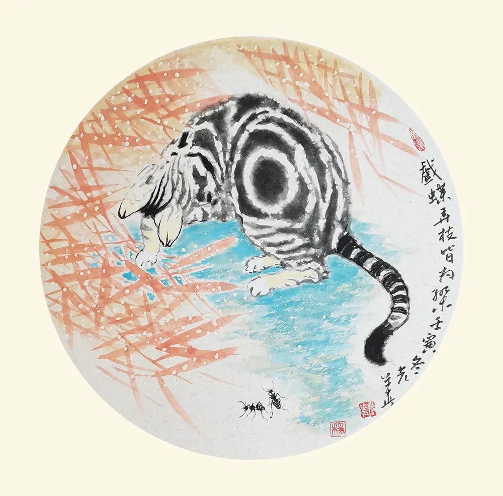 【画家简介】杨光华,中国当代著名花鸟画家,师从中国〈97〉百杰,著名