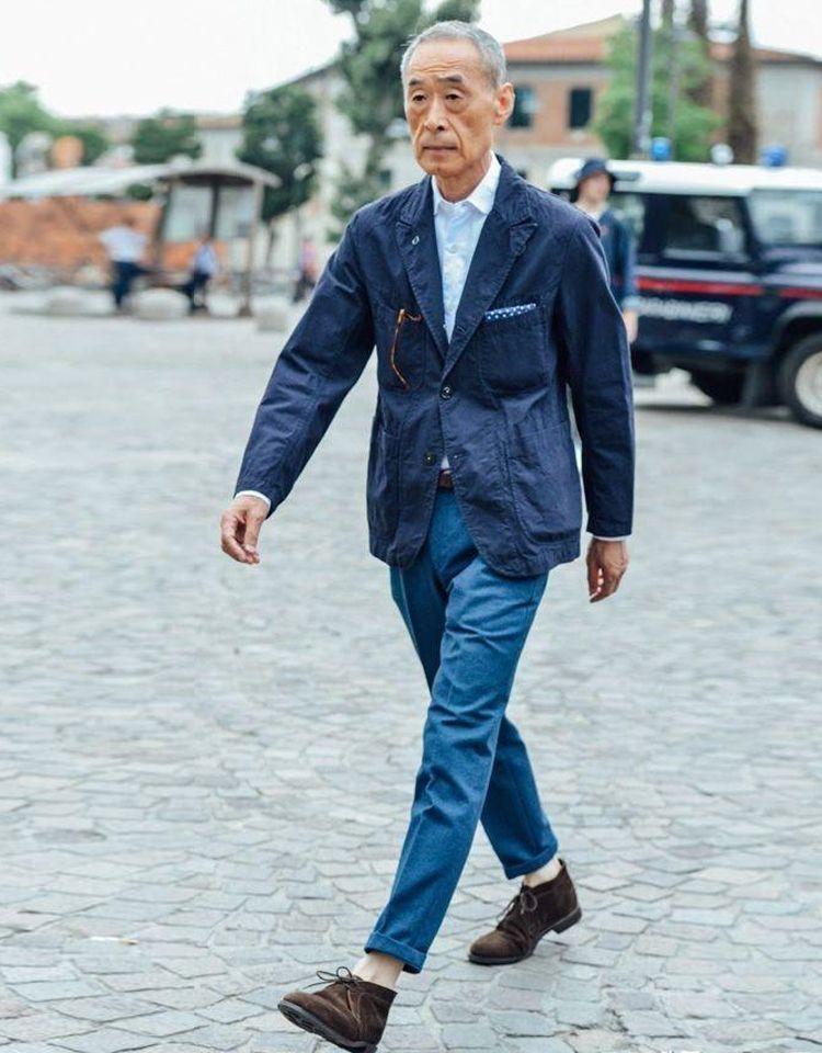 撞脸张艺谋?这位日本最低调时髦的大叔,颜值一般,穿搭却很有型