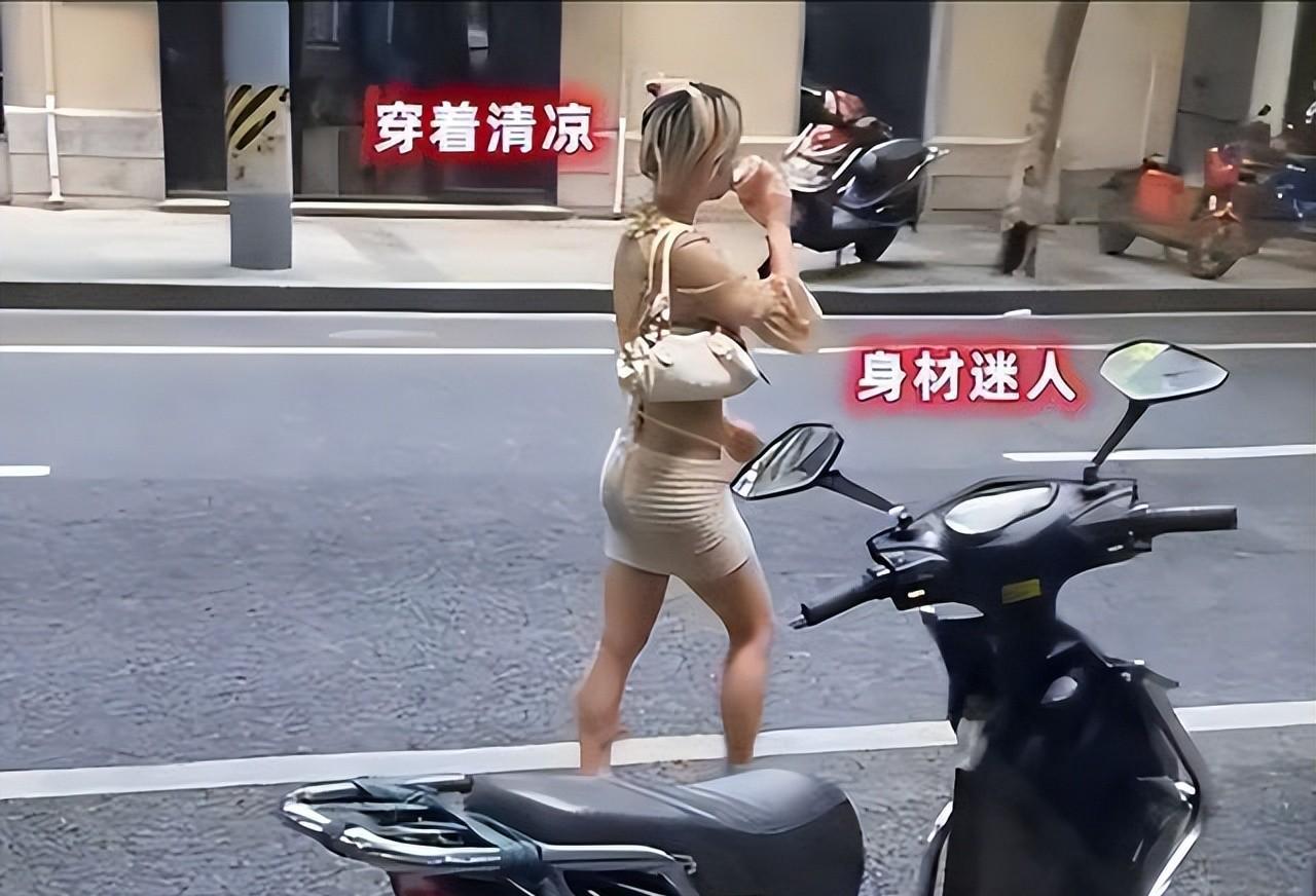 上海一女子凉快穿着出门,腰间缠着一根绳,懒得理路人异样的眼光_评价