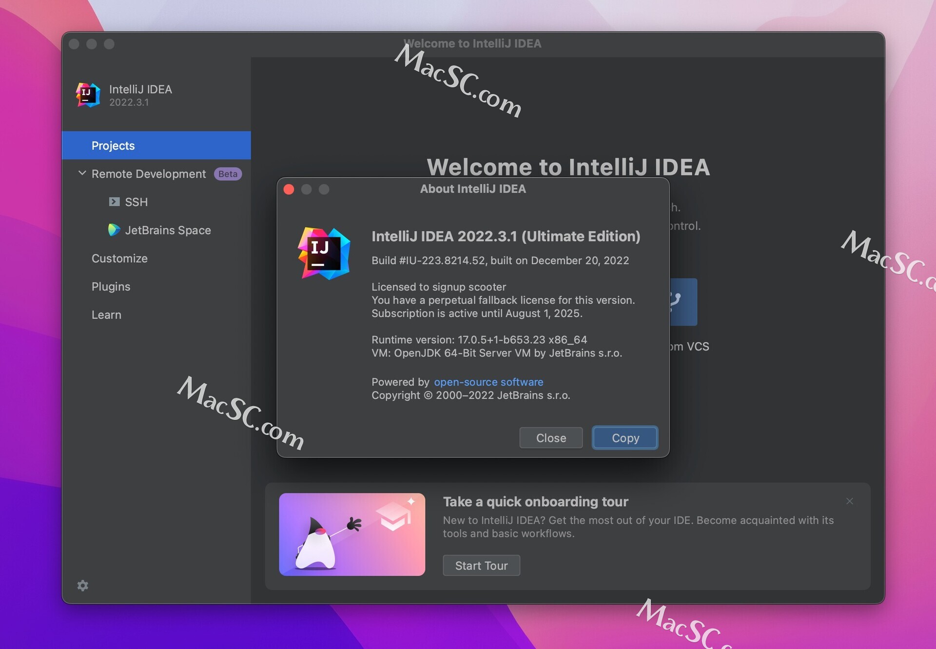 mac软件Java开发 IntelliJ IDEA 2022 for Mac 永久版完美激活