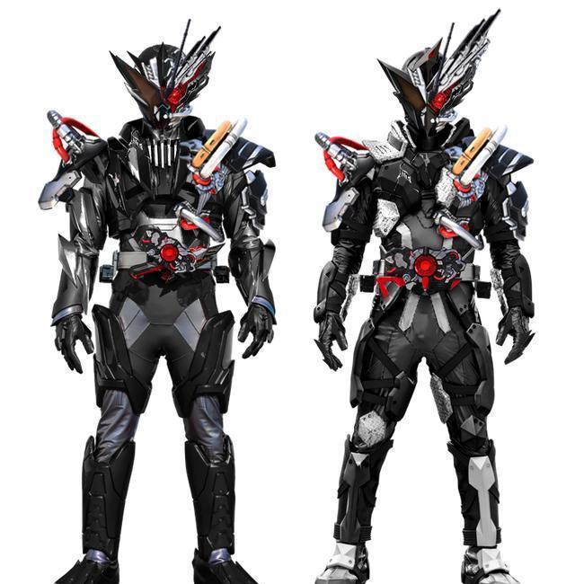 粉丝脑补自创假面骑士01副骑亚克形态刃姐亚克意外很带感_的设计_形象