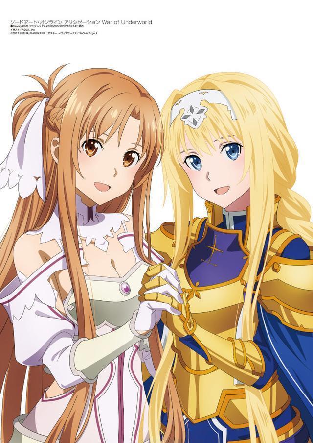 刀剑神域官方新版权绘:桐人老爷双重约会心胸宽广的正宫亚丝娜_爱丽丝