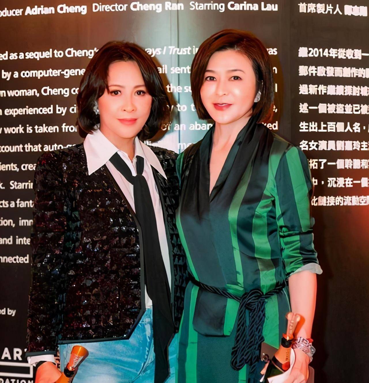 刘嘉玲关之琳活动中罕见同框,女神们照样是风华绝代_气质_剪裁_元素