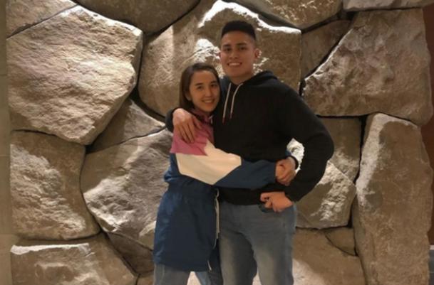 陈英俊回家过年 晒老婆照片,以后不要再异地恋了!_陈盈骏_妻子_广州