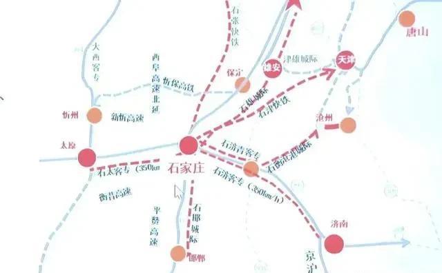 就是石家莊第7條鐵路幹線石雄城際應該會在十四五開工建設,進而直接