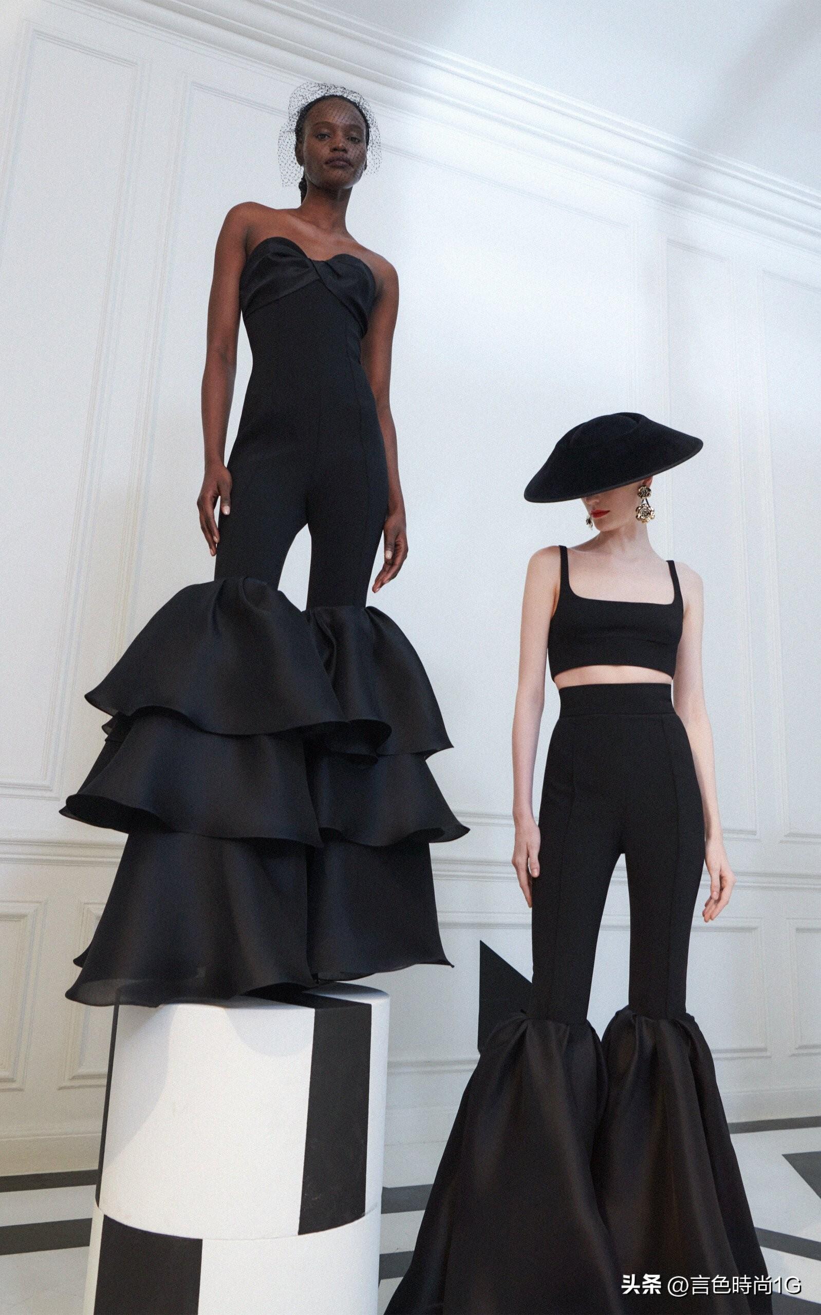 灯光下的大女主-卡罗琳娜·海莱娜carolina herrera_礼服_连衣裙_真丝