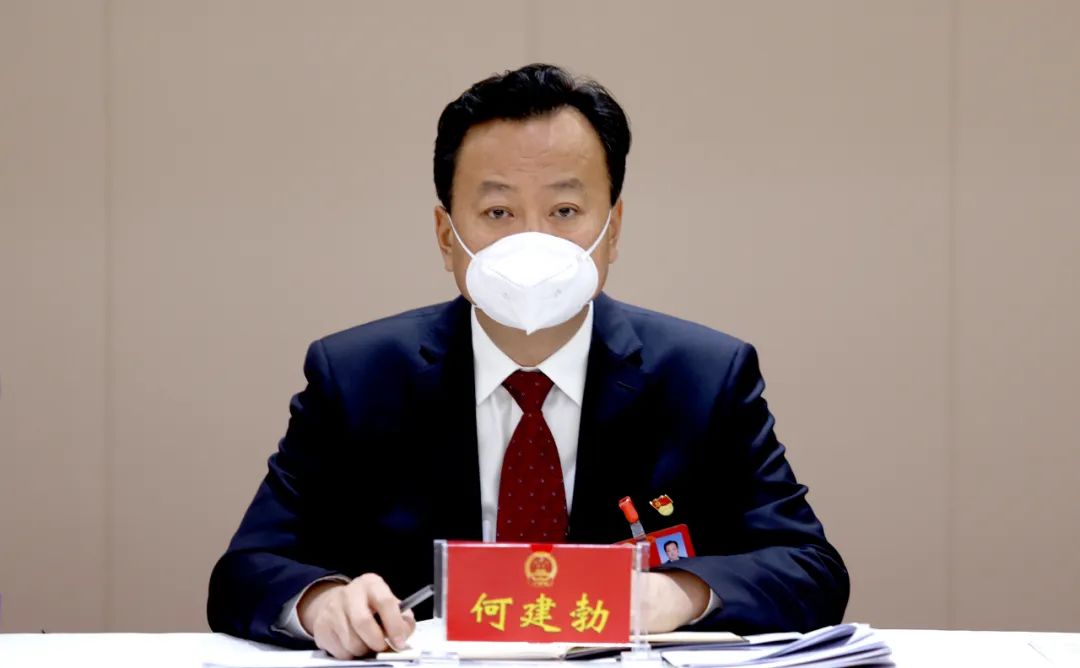 聚焦两会 - 何建勃参加人大代表审议时强调:全面推进乡村振兴和社会