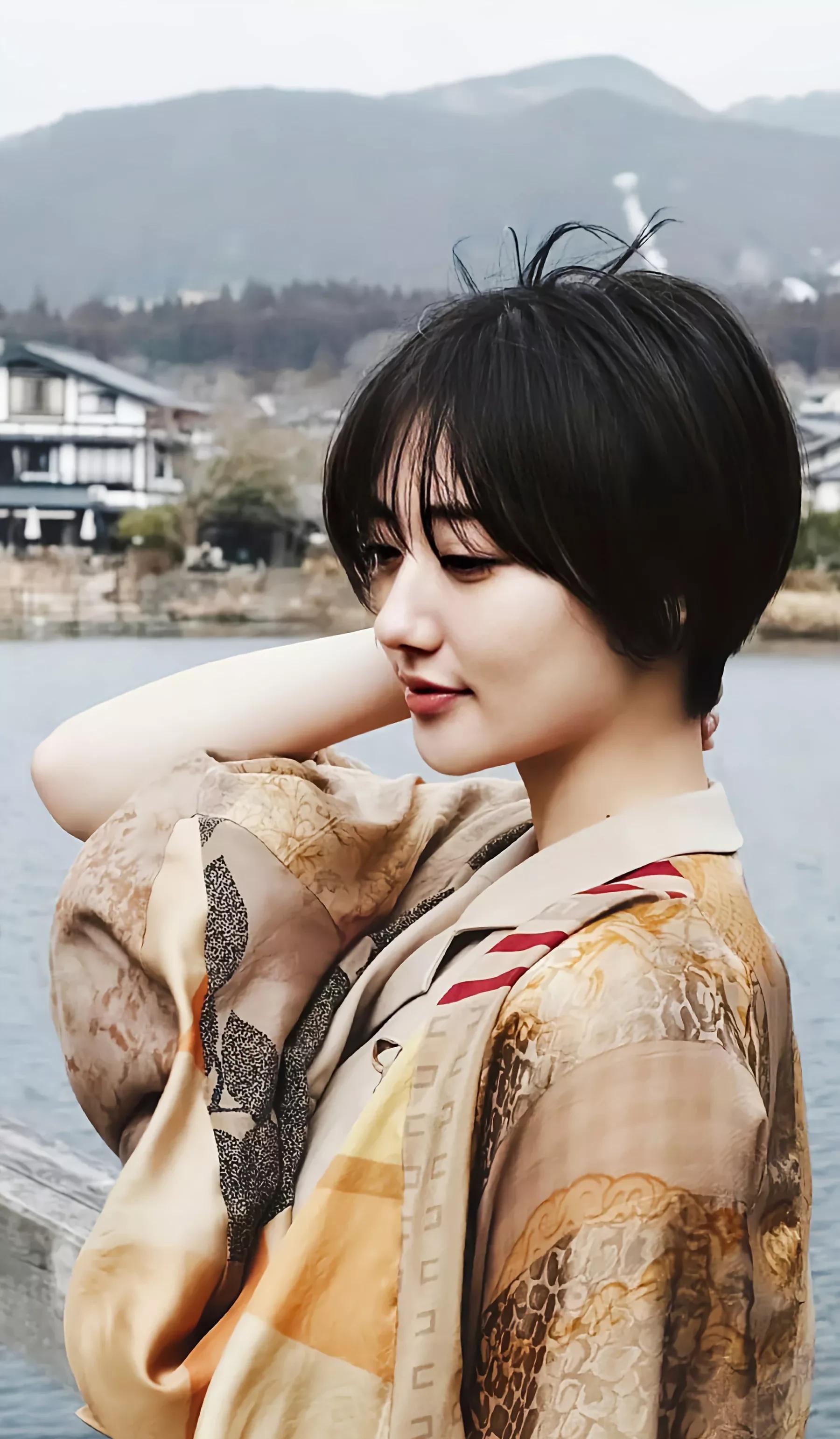 日本女明星「奥山和纱」旧照高清修复_青森县_人物图片_情感