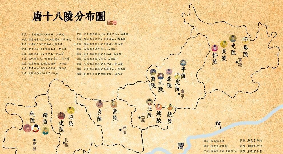 土地,埋葬了古代中国73位帝王,被称为 "东方帝王谷_武则_大汉_陵墓