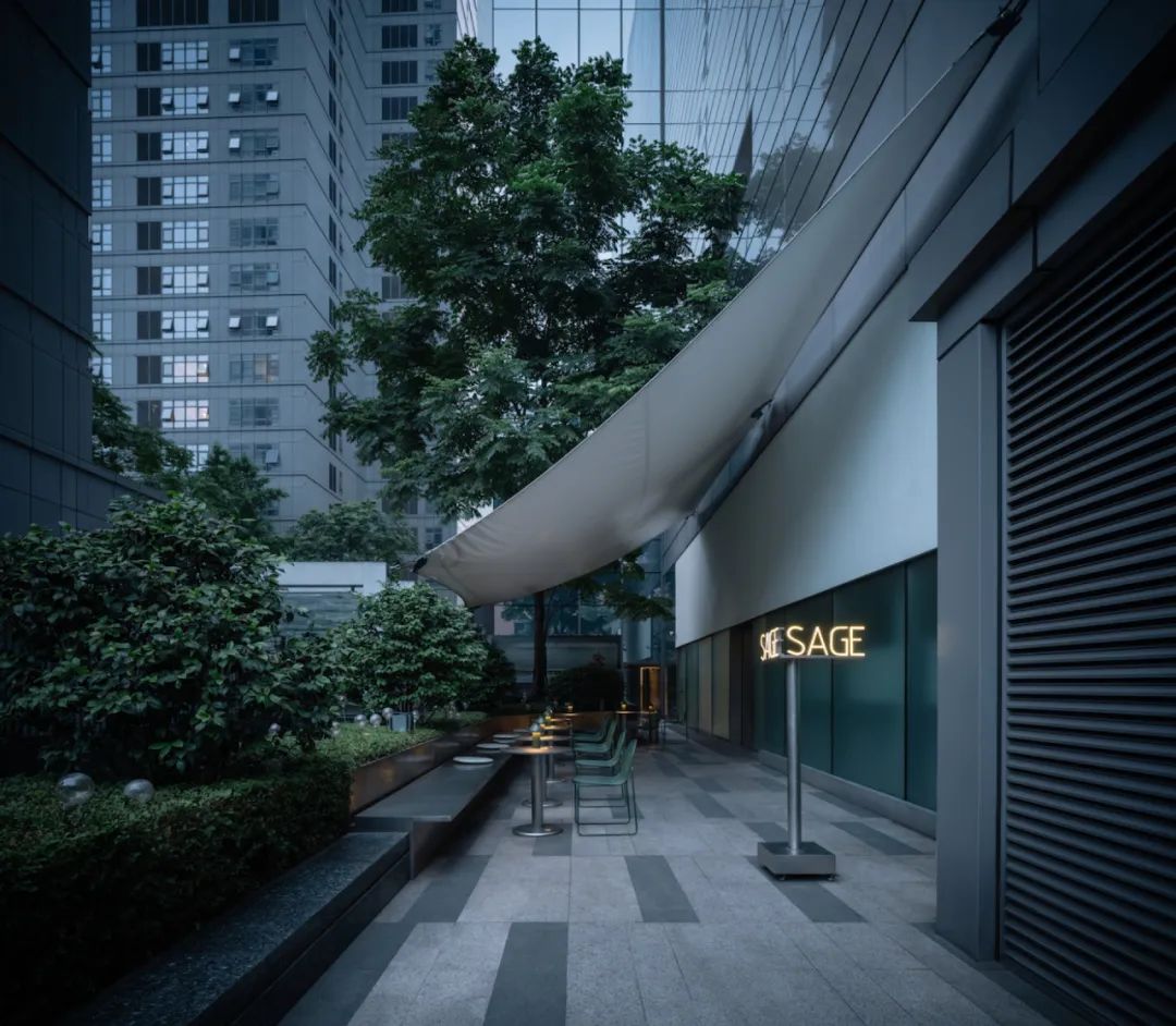 frame观点丨成都sage bar:以植物为灵感,打造空间化的欢愉_酒吧_互动