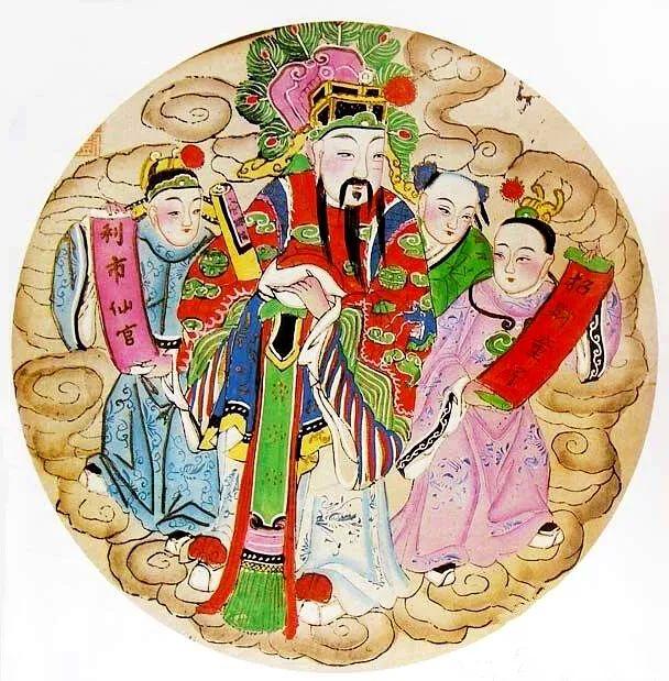 催旺财运-金元磁州窑白地黑彩绘"招财利市"纹梅瓶图像研析_童子_民间