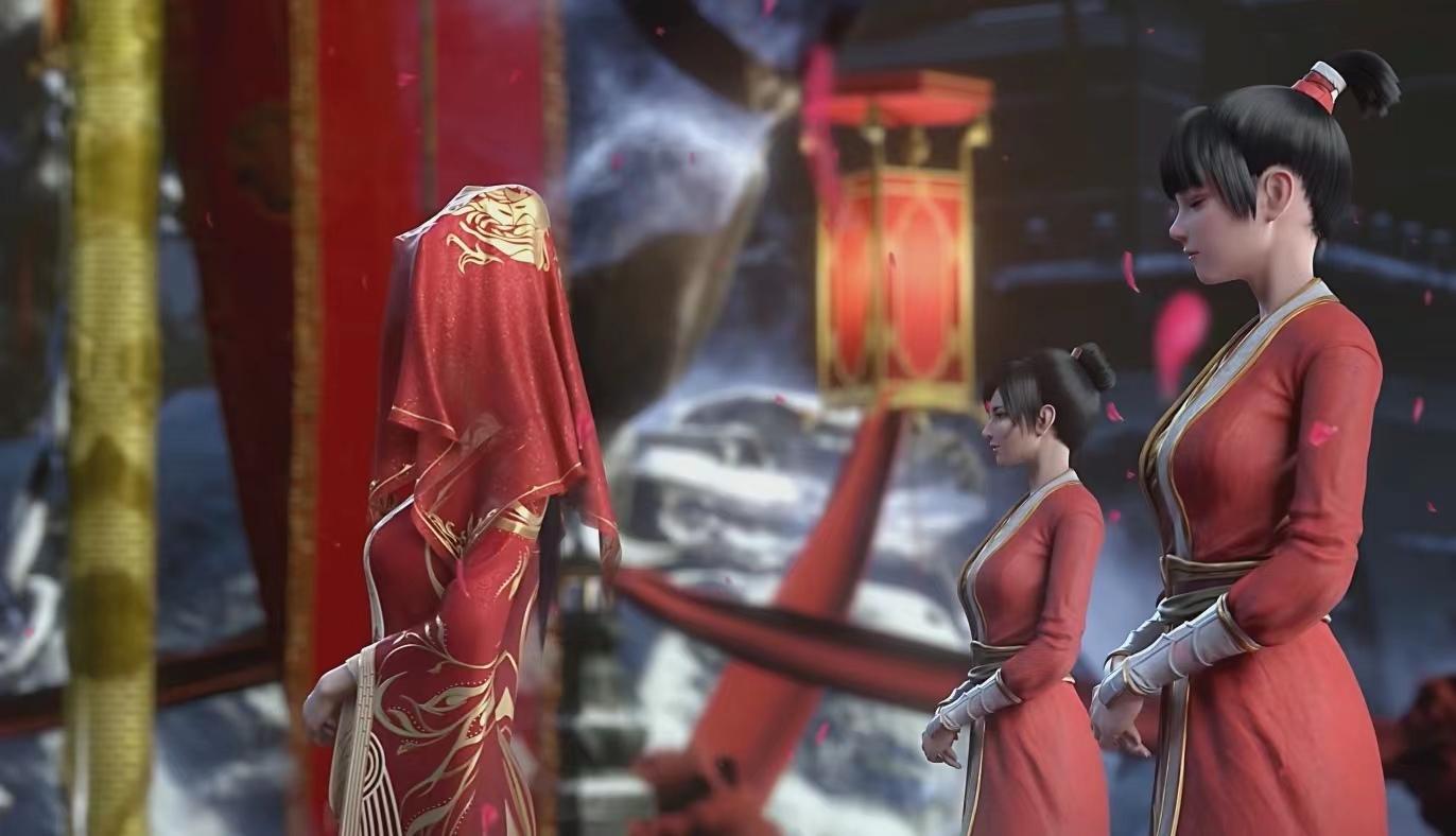 云韵大婚照曝光,可以确定两件事,斗破苍穹官方终于是急了_蓝韵_基本