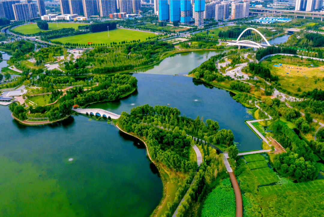 郑州潮河湿地公园规划图片