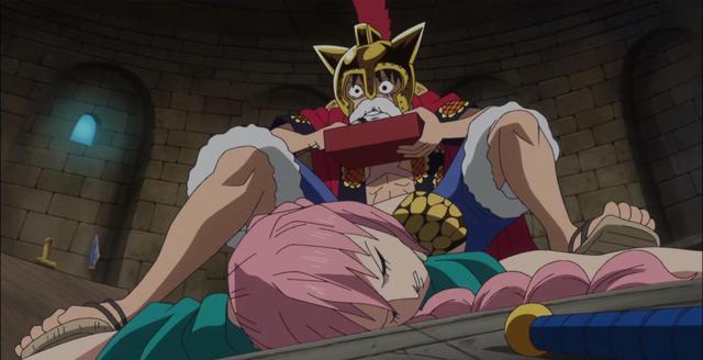 这个动作也成为了海贼王最经典的姿势之一,让无数海迷想入非非,自行脑